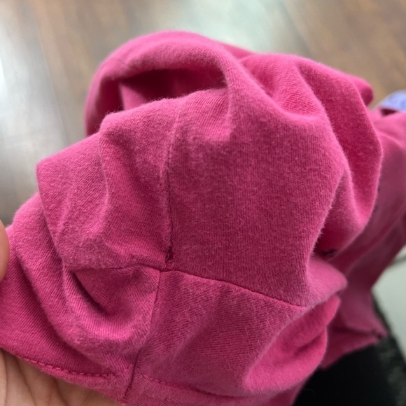 VINTAGE Jerry Springer Talkshow Pink V Neck SECURITY Short sleeve T-shirt Size M - Picture 9 of 17